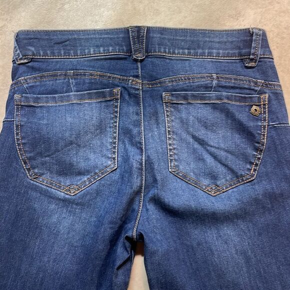 Democracy Womens “Ab” Solution Stretch Dark Wash Skinny Jeans Sz 6 - Picture 5 of 9